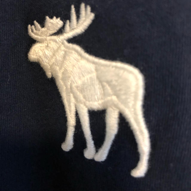 Abercrombie&Fitch(アバクロンビーアンドフィッチ)のyu様　専用　アバクロ　ビッグムース刺繍 Tシャツ ネイビー M メンズのトップス(Tシャツ/カットソー(半袖/袖なし))の商品写真