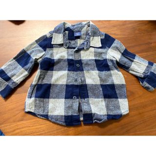 ベビーギャップ(babyGAP)のbaby GAP チェックシャツ　70cm(ジャケット/上着)