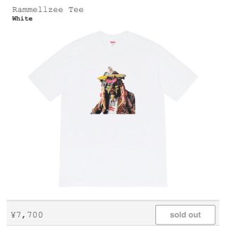 シュプリーム(Supreme)のSupreme Rammellzee Tee Lサイズ(Tシャツ/カットソー(半袖/袖なし))