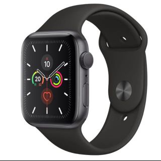 アップルウォッチ(Apple Watch)のアップルウォッチApple Watch 5（GPSモデル）44mmスペースグレイ(腕時計(デジタル))