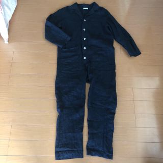 フォグリネンワーク(fog linen work)の着画fog linen work LINEN100%オールインワンジャンプスーツ(オールインワン)