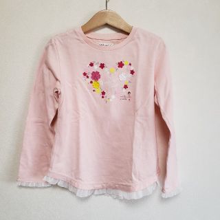 ミキハウス(mikihouse)の130 ミキハウス ロンT   リーナちゃん フラワーハート♪(Tシャツ/カットソー)