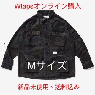 ダブルタップス(W)taps)のJUNGLE LS 02 SHIRT COTTON SATIN CAMO 20s(シャツ)