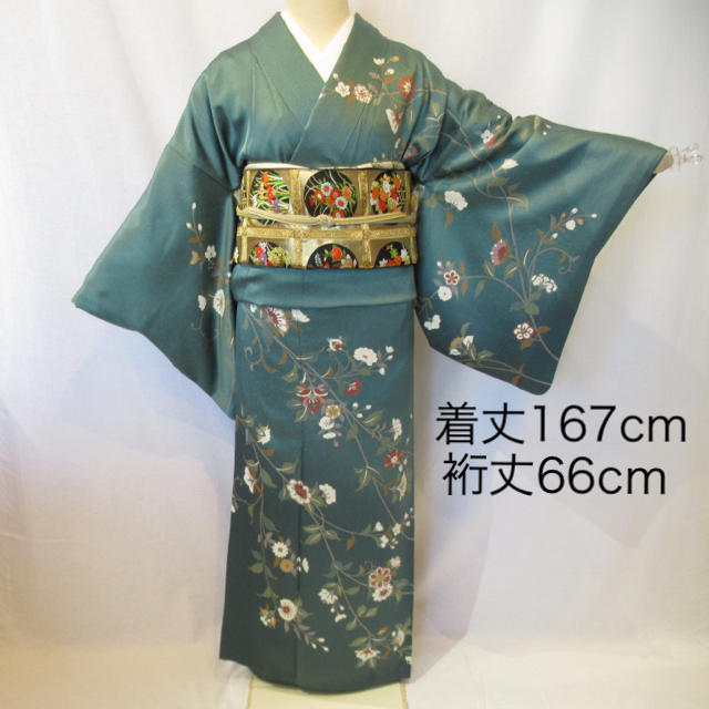 553高身長草花文様訪問着 袷単品 史上最も激安 www.fasf.edu.br