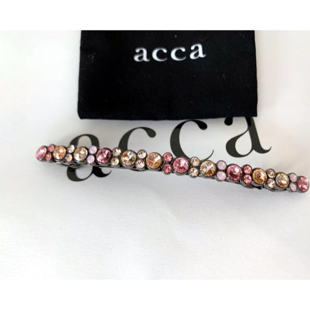 アッカ acca ピンク色 ベリーバレッタバレッタ/ヘアクリップ