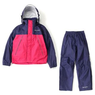 コロンビア(Columbia)のコロンビア 登山 通学 カッパ レイン ウェアサイズM(登山用品)