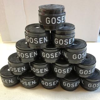 ゴーセン(GOSEN)のGOSENグリップテープ 黒15個(バドミントン)