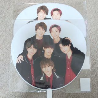 ジャニーズ(Johnny's)のSixTONES☆カウコンうちわ2枚セット(アイドルグッズ)