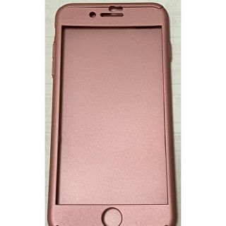 iPhone8plus フルカバー スマホケース ピンクゴールド(iPhoneケース)