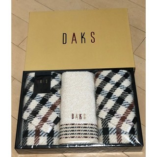 ダックス(DAKS)のDAKS☆フェイスタオルセット☆新品☆(タオル/バス用品)