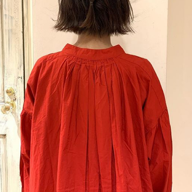 SM2(サマンサモスモス)のギャザー羽織りシャツワンピース レディースのワンピース(ロングワンピース/マキシワンピース)の商品写真