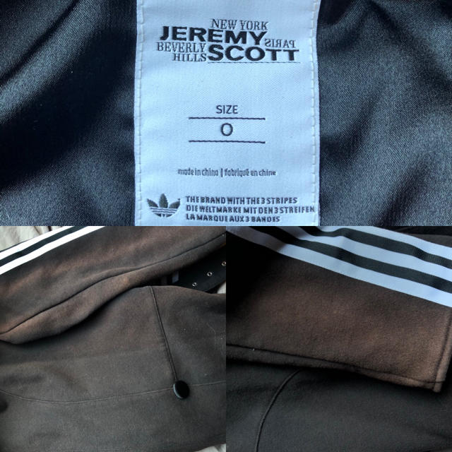 JEREMY SCOTT(ジェレミースコット)のJEREMY SCOTT×adidas タキシードライダースジャケット メンズのジャケット/アウター(その他)の商品写真