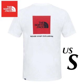 ザノースフェイス(THE NORTH FACE)のノースフェイス Tシャツ レッド ボックス 白(Tシャツ/カットソー(半袖/袖なし))