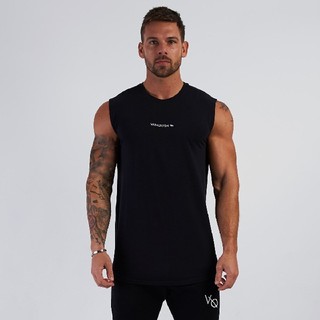 ヴァンキッシュ(VANQUISH)のSサイズ Vanquish Fitness スリーブレス Tシャツ  黒(Tシャツ/カットソー(半袖/袖なし))