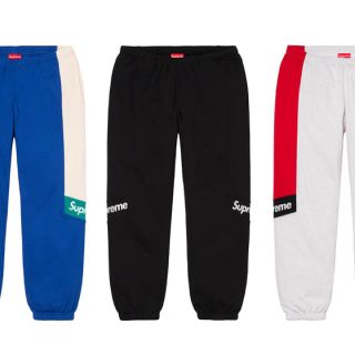 シュプリーム(Supreme)のSupreme Color Blocked Sweatpant(ワークパンツ/カーゴパンツ)