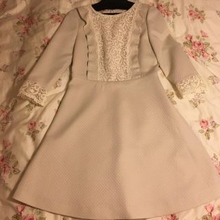 ジルスチュアート(JILLSTUART)のジル♡ホワイトラインワンピース(ミニワンピース)