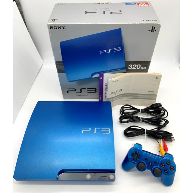 2022超人気 PlayStation3 - PS 3 (320GB) スプラッシュ・ブルー (CECH-3000BSB) 家庭用ゲーム機本体