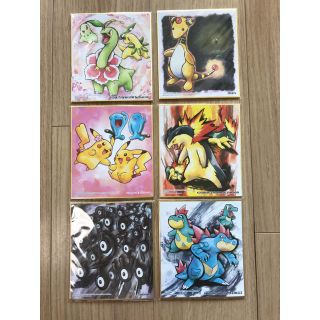 ポケモン(ポケモン)のポケモン色紙　6枚セット(その他)