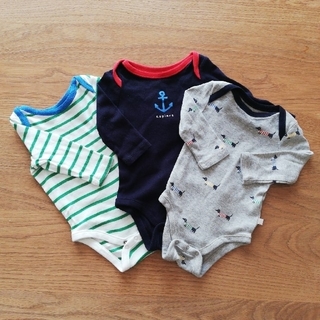 ベビーギャップ(babyGAP)のBabyGap　ロンパース　3点セット　60cm(ロンパース)