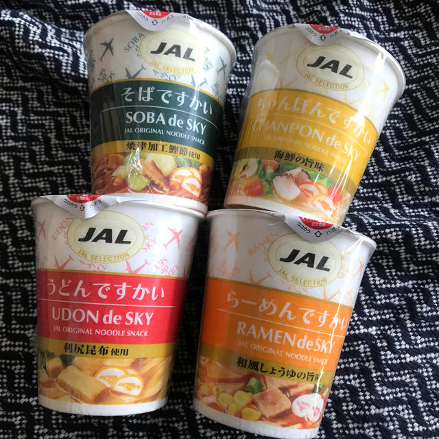 JAL(日本航空)(ジャル(ニホンコウクウ))のJAL★うどんですかい　4種セット 食品/飲料/酒の食品(麺類)の商品写真