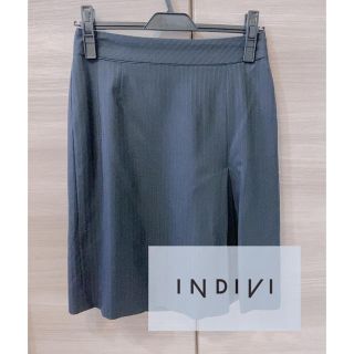 インディヴィ(INDIVI)の【INDIVI】スーツスカート(ひざ丈スカート)