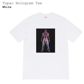 シュプリーム(Supreme)のSUPREME Tupac Hologram Tee 2pac white 白(Tシャツ(半袖/袖なし))