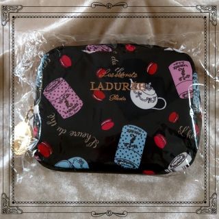 ラデュレ(LADUREE)の【新品】LADUREEコスメポーチ 黒(ポーチ)