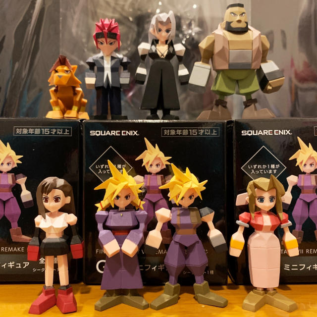 SQUARE ENIX(スクウェアエニックス)のG賞コンプリートセット FF7リメイク発売記念くじ エンタメ/ホビーのフィギュア(ゲームキャラクター)の商品写真