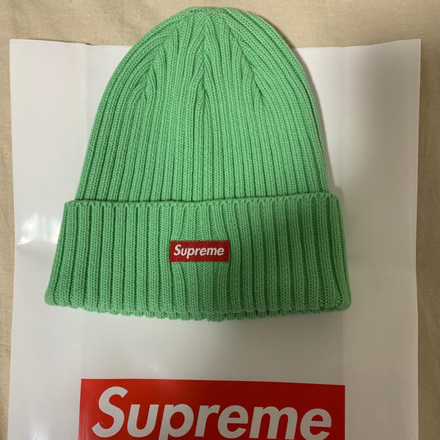 ニット帽/ビーニーsupreme overdied beanie 20SS MINT ミント