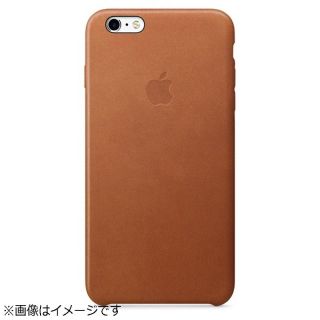 アップル(Apple)のiPhone 6s Plus 純正 レザーケース サドルブラウン 再値下！(iPhoneケース)