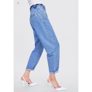 ZARA - ZARA♡バギーデニムパンツの通販 by r'|ザラならラクマ