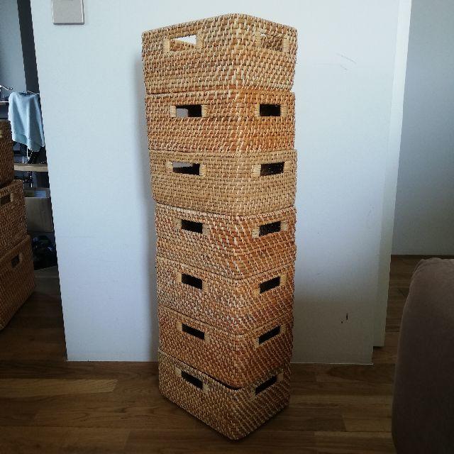 ニトリ 7個 ニトリ ラタン 収納箱 積み重ねバスケット クウォーター ナチュラル の通販 By ごはん ニトリならラクマ ニトリ 7個 ニトリ ラタン 収納箱 積み重ねバスケット クウォーター ナチュラル の通販 By ごはん ニトリならラクマ