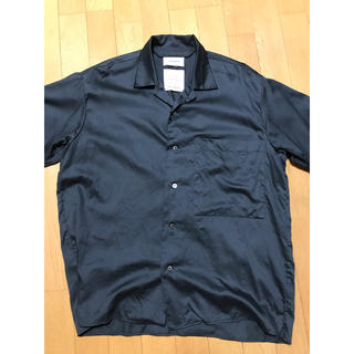マーカウェア(MARKAWEAR)のかずき様専用　markaware 19ss オープンカラーシャツ　黒(シャツ)