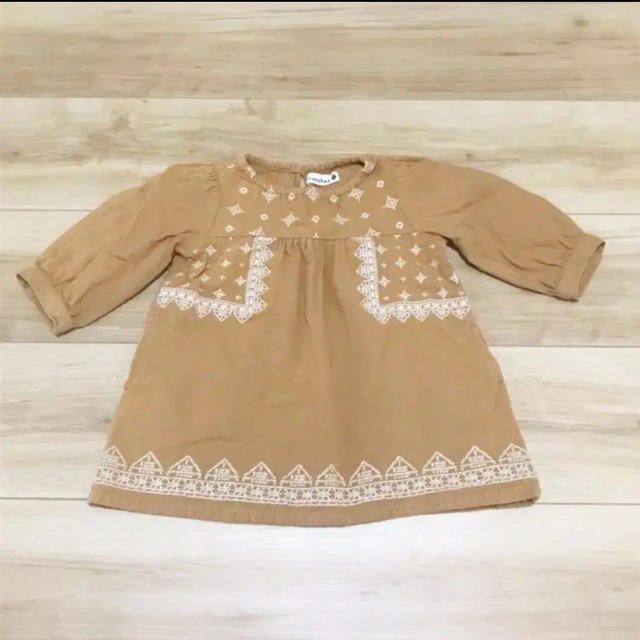 子ども服 ワンピース ベスト セット 90cm キッズ/ベビー/マタニティのキッズ服女の子用(90cm~)(ワンピース)の商品写真