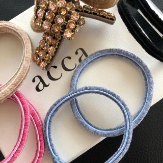 アッカ(acca)のaccaの替えゴムとして♡新品未使用 各カラーあります(ヘアゴム/シュシュ)