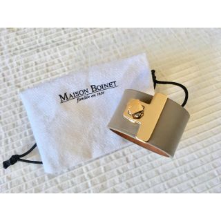 トゥモローランド(TOMORROWLAND)のhyu様専用☆美品☆MAISON BOINET☆メゾンボワネ☆レザーバングル (ブレスレット/バングル)