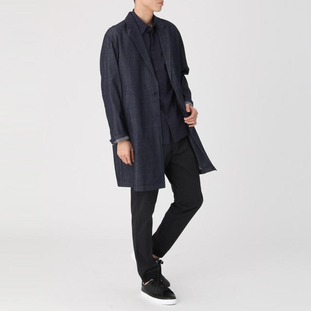 MUJI (無印良品) - muji Labo デニムチェスターコート 無印良品 MUJI (無印良品) - muji Labo デニムチェスターコート 無印良品