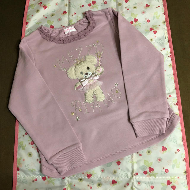 mezzo piano(メゾピアノ)の未使用  mezzo piano  トップス  120 キッズ/ベビー/マタニティのキッズ服女の子用(90cm~)(その他)の商品写真