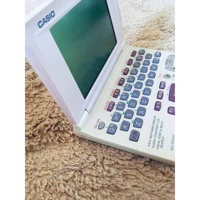 CASIO(カシオ)の電子辞書EX-word  広辞苑・ジーニアス英和・和英/類語辞典　大きな文字 スマホ/家電/カメラのPC/タブレット(電子ブックリーダー)の商品写真