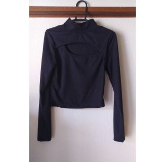 ザラ(ZARA)の胸開きタートルネック　カットソー(カットソー(長袖/七分))