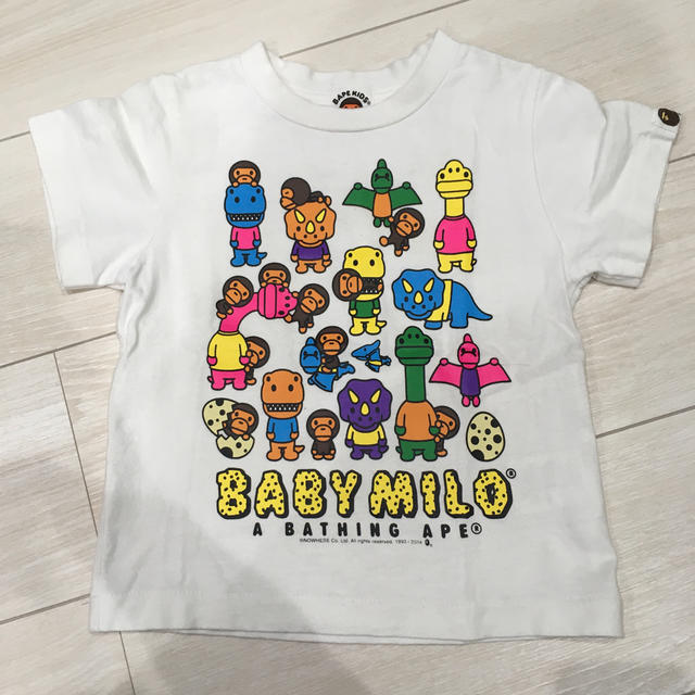 A BATHING APE(アベイシングエイプ)の@さん専用！BAPE KIDS Tシャツ　サイズ90  キッズ/ベビー/マタニティのキッズ服男の子用(90cm~)(その他)の商品写真