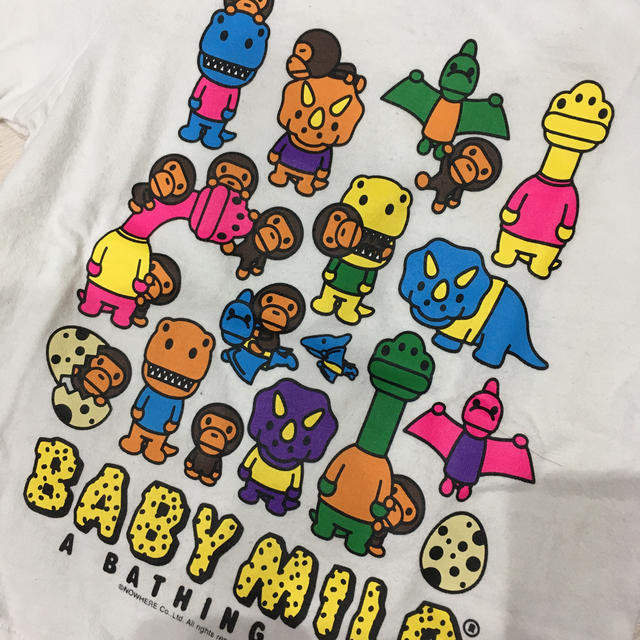 A BATHING APE(アベイシングエイプ)の@さん専用！BAPE KIDS Tシャツ　サイズ90  キッズ/ベビー/マタニティのキッズ服男の子用(90cm~)(その他)の商品写真