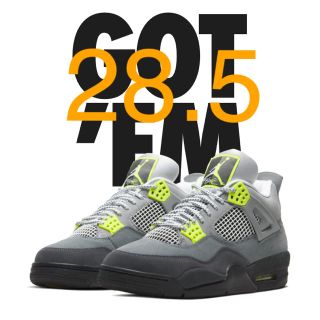 ナイキ(NIKE)のNIKE air jordan 4 95 neon 28.5(スニーカー)