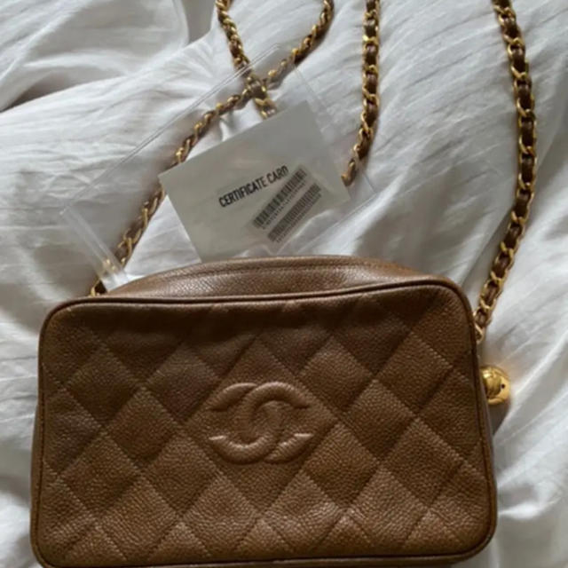 CHANEL マトラッセ　キャメル