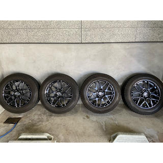 ダンロップ(DUNLOP)のダンロップ　スタッドレスタイヤ&ホイール黒　4本セット　CX５(タイヤ・ホイールセット)
