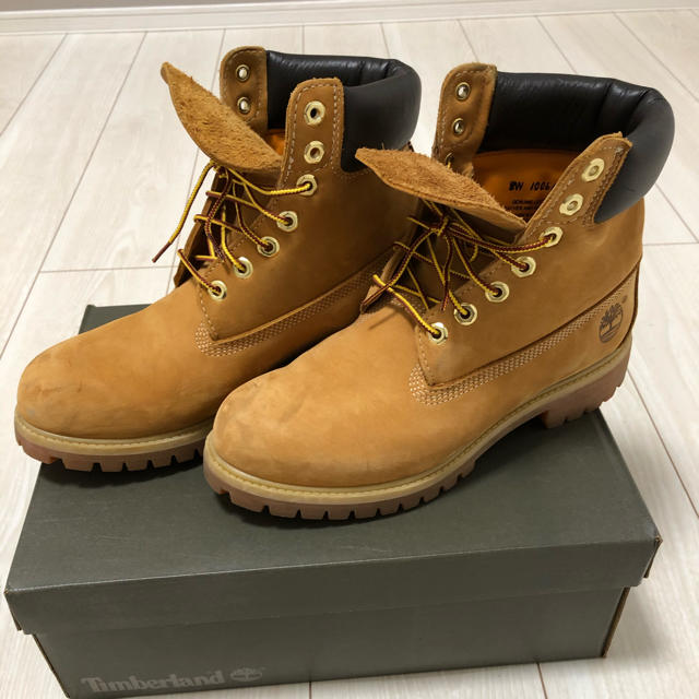 Timberland(ティンバーランド)のティンバーランド　ティンバ　ティンバー　6インチ　ブーツ　イエロー　スウェード  メンズの靴/シューズ(ブーツ)の商品写真