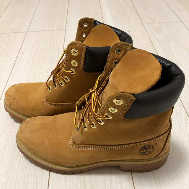 Timberland(ティンバーランド)のティンバーランド　ティンバ　ティンバー　6インチ　ブーツ　イエロー　スウェード  メンズの靴/シューズ(ブーツ)の商品写真