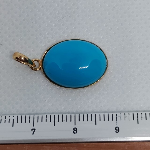 K18 ターコイズ ペンダントトップのみ(チェーン無しです!!) | tspea.org