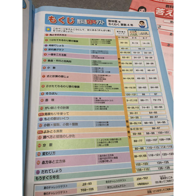 小学館(ショウガクカン)の教科書ぴったりテスト 算数 小学生 4年 啓林館　ドリル 中古(^^) エンタメ/ホビーの本(語学/参考書)の商品写真