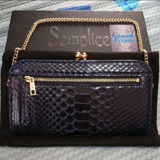 専用 Semplice ダイヤモンド パイソン - ハンドバッグ